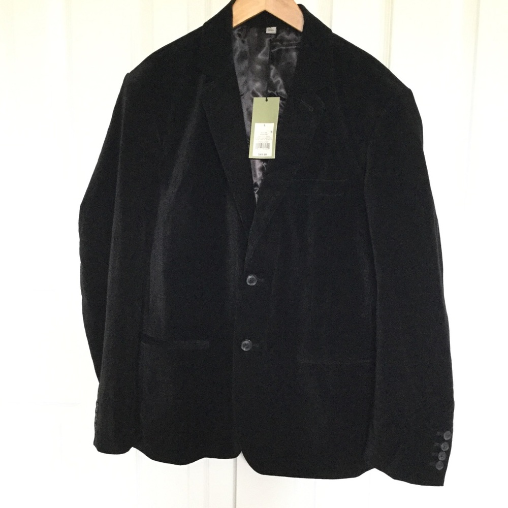 Target Goodfellow & Co Velvet Blazer - Black